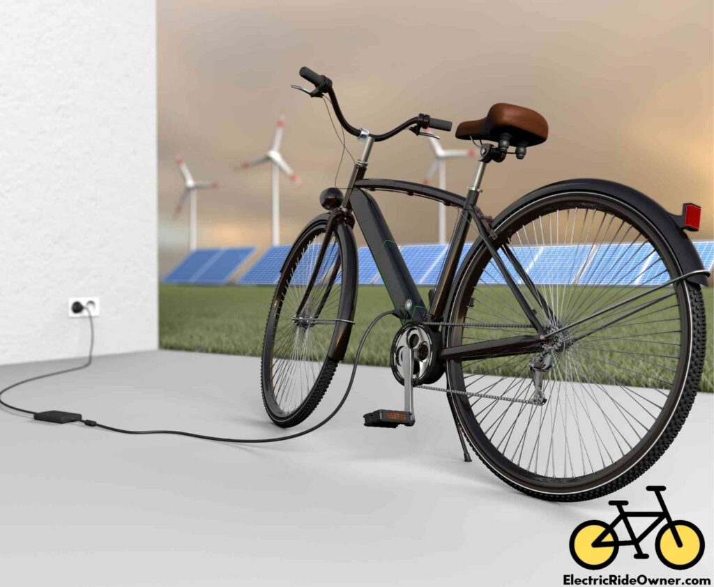 charging an electric bike