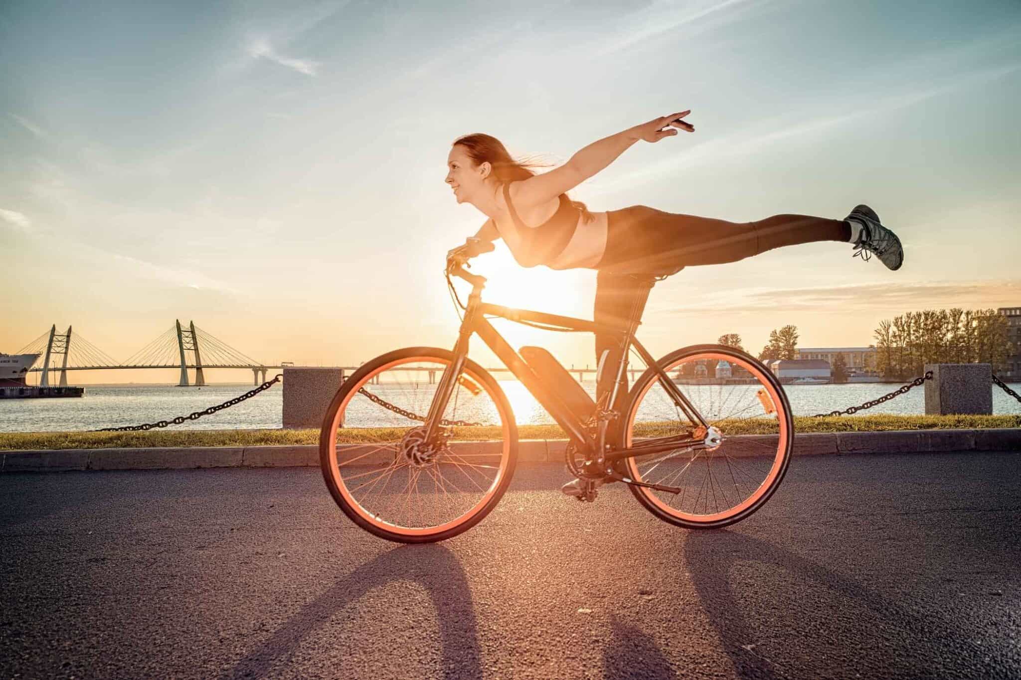 working out with an ebike