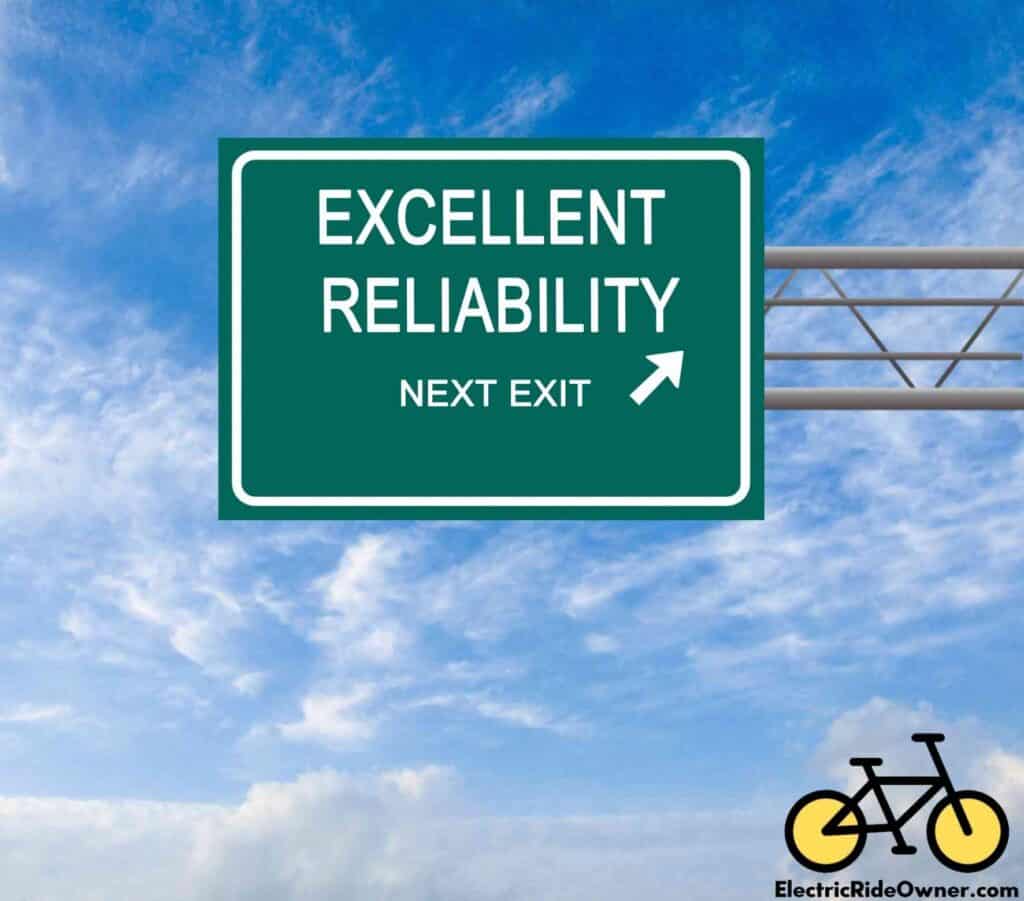 excellent reliability sign