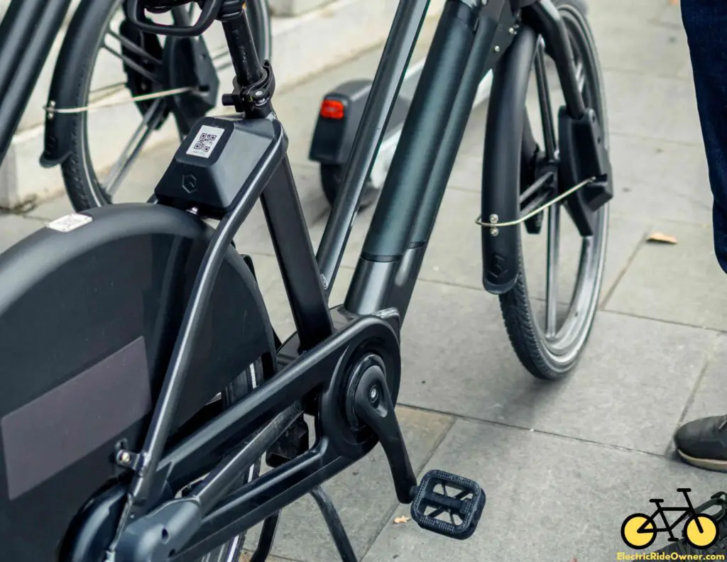 a black electric bike