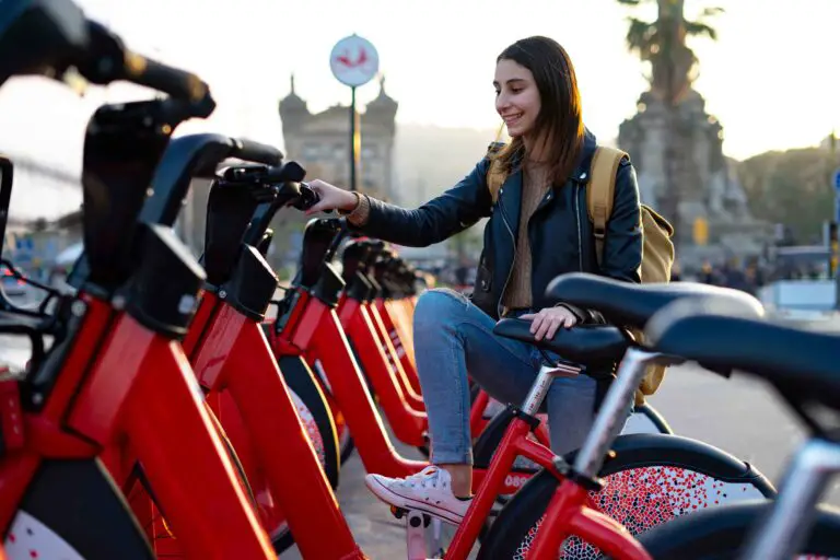 red electric bikes