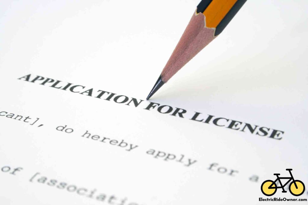 application for license